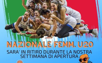 La Nazionale Italiana Basket femminile under 20 in ritiro a Folgaria (19-25 giugno)