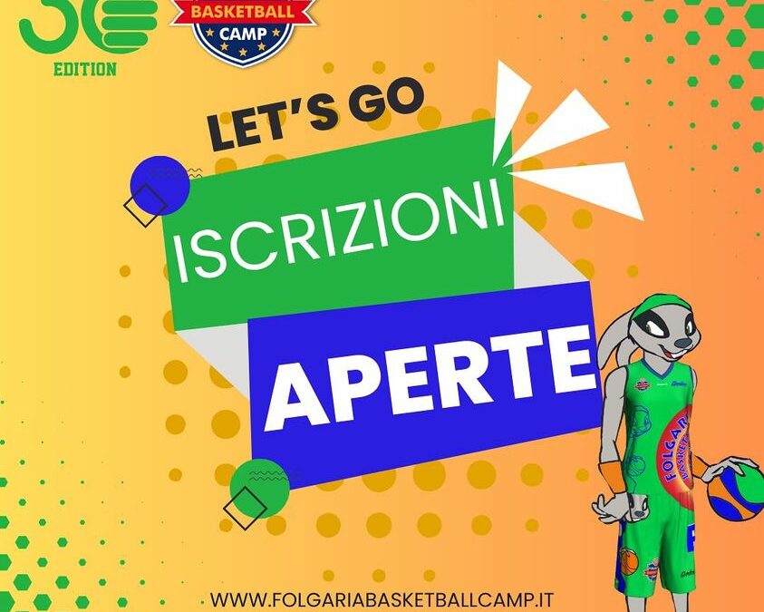 Al via le iscrizioni al 36° Folgaria Basketball Camp