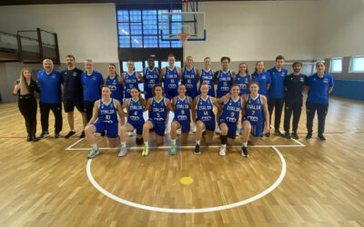 Basket Under 20 femminile: 4 amichevoli sull’Alpe Cimbra per la Nazionale di coach Piazza