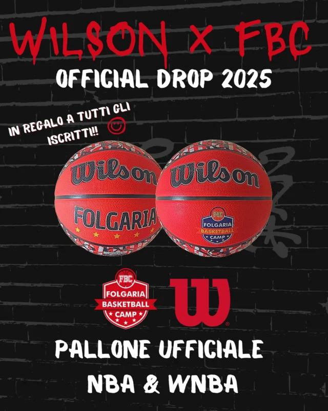 🚨 𝗜𝗧’𝗦 𝗢𝗙𝗙𝗜𝗖𝗜𝗔𝗟 🚨
𝙄𝙡 𝙥𝙖𝙡𝙡𝙤𝙣𝙚 𝙪𝙛𝙛𝙞𝙘𝙞𝙖𝙡𝙚 𝙁𝘽𝘾 𝙭 𝙒𝙄𝙇𝙎𝙊𝙉 è 𝙥𝙧𝙤𝙣𝙩𝙤 𝙖 𝙨𝙘𝙚𝙣𝙙𝙚𝙧𝙚 𝙞𝙣 𝙘𝙖𝙢𝙥𝙤. 𝘿𝙚𝙨𝙞𝙜𝙣 𝙚𝙨𝙘𝙡𝙪𝙨𝙞𝙫𝙤, 𝙫𝙞𝙗𝙚𝙨 𝙙𝙖 𝙥𝙡𝙖𝙮𝙜𝙧𝙤𝙪𝙣𝙙 𝙖𝙢𝙚𝙧𝙞𝙘𝙖𝙣𝙤, 𝙨𝙥𝙞𝙧𝙞𝙩𝙤 𝙙𝙖 𝙘𝙖𝙢𝙥𝙞𝙤𝙣𝙚 𝙉𝘽𝘼.

🔥 Chi entra al FBC 2025 non si porta solo a casa un’esperienza unica… si porta a casa LA STORIA.

📅 Il tempo stringe. I turni si stanno chiudendo.
✅ 1° turno 15-21 giugno POCHI POSTI DISPONIBILI
✅2° turno 22-28 giugno POCHI POSTI DISPONIBILI
✅ 3° turno 29 giugno-5 luglio QUASI SOLD OUT
❌ 4° turno 6-12 luglio SOLD OUT 
❌ 5° turno 13-19 luglio SUPER SOLD OUT 

👟 Non restare a guardare dal divano. 
🔗 Link in bio per iscriverti.
🎒 Chi c’è, c’è. Gli altri… resteranno a guardare da fuori.

LET’S MAKE IT LEGENDARY 🔥🎇
